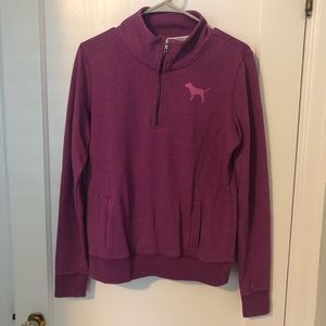 PINK Half Zip Sweatshirt